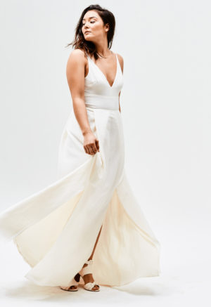 Sustain: Avonelle Gown - Full Length, Size 8 (available in Cream or White)