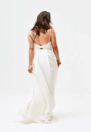 HDH Bridal Long Cream Avonelle Dress 7 (1)