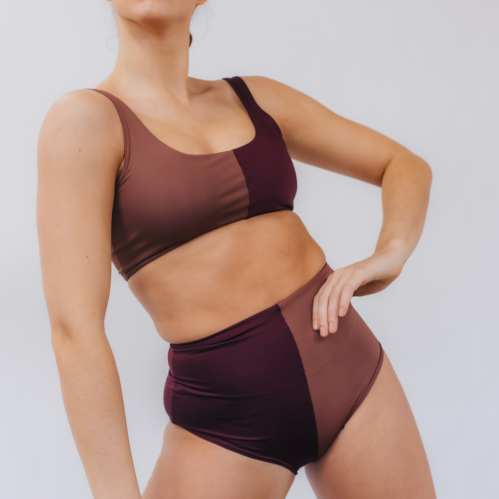 Twist High-Waisted Bottoms - Hackwith Design House