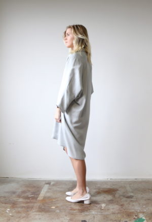 Sustain: Button Up Tunic Dress, M