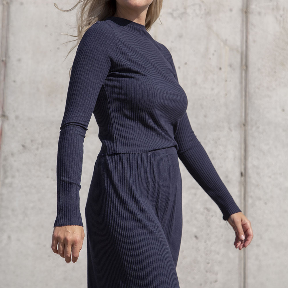 Cropped Long Sleeve Top - Hackwith Design House