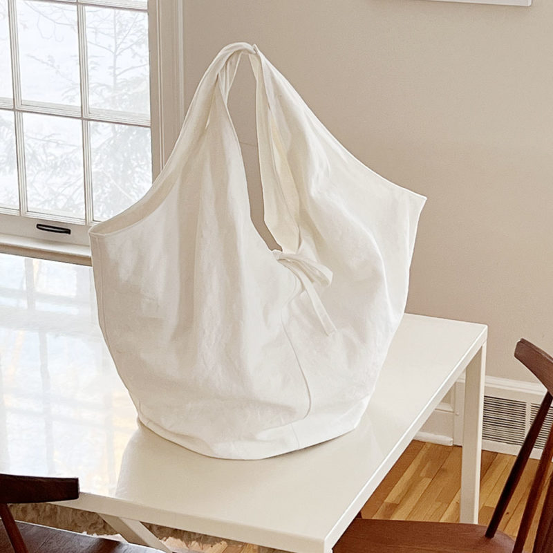 White Carry All Tote