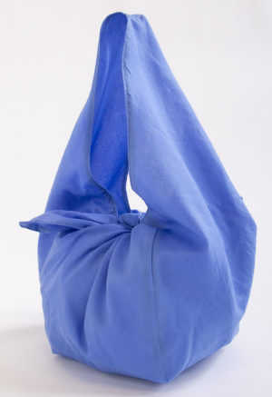 Cerulean Blue Small Tie Tote