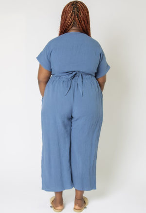 Short Sleeve Tie Top