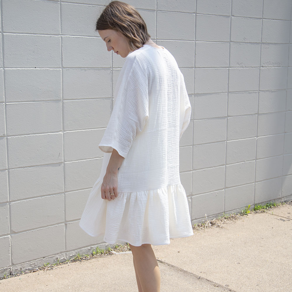 Short Sleeve Tiered Dress main image 1
