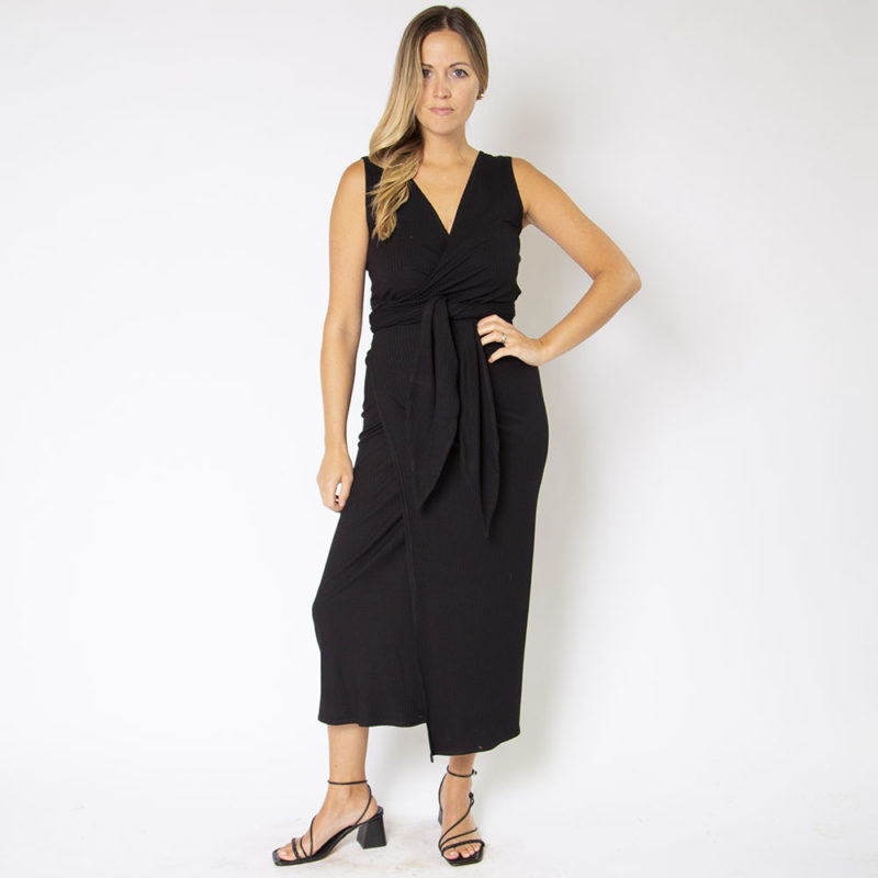 Sleeveless Wrap Dress - Hackwith Design House