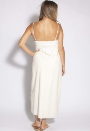 Sustain: Spaghetti Strap Midi Dress, S