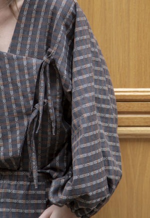 Limited Run: Asymmetrical Tie Blouse