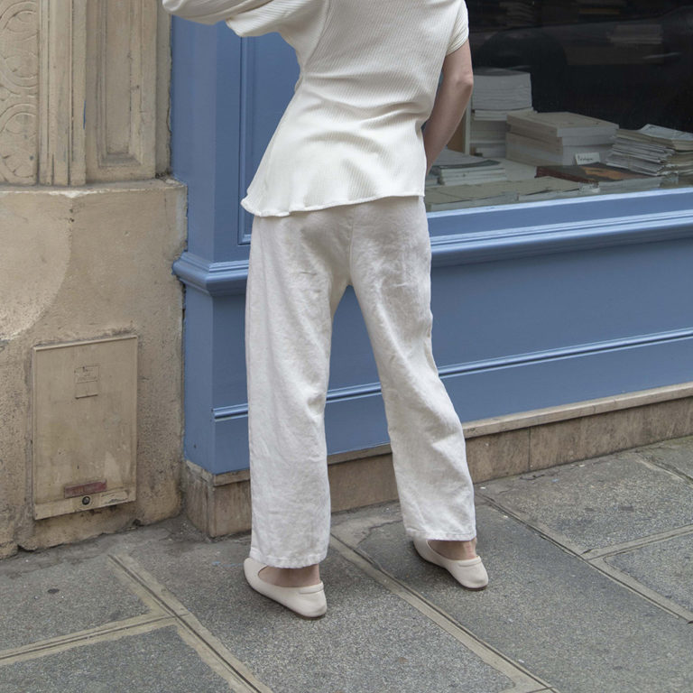 Rhinestone Barrel Leg Trousers