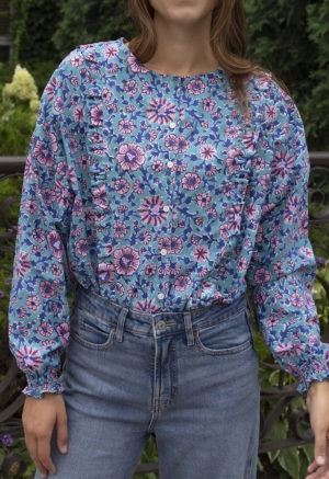 Teal Floral