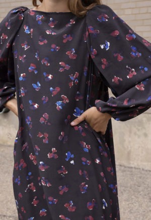 Limited Edition Boatneck Floral Swing Dress