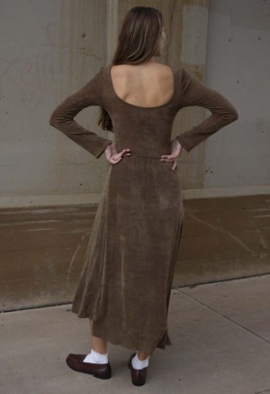 Long Sleeve Reversible Scoop Dress