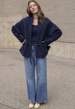 Limited Edition Wool Short Oversized Jacket