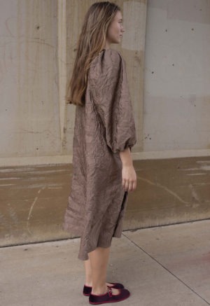 Limited Edition Crinkle Boatneck Swing Dress