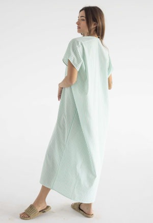 Limited Edition Striped Double V Kaftan105