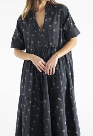 Limited Edition Lapel Midi Dress