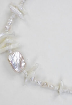 pearl and shell necklace
