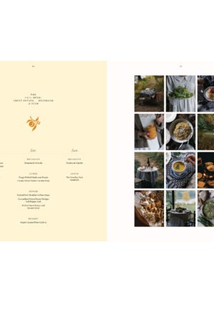 12 images of a fall weekend menu